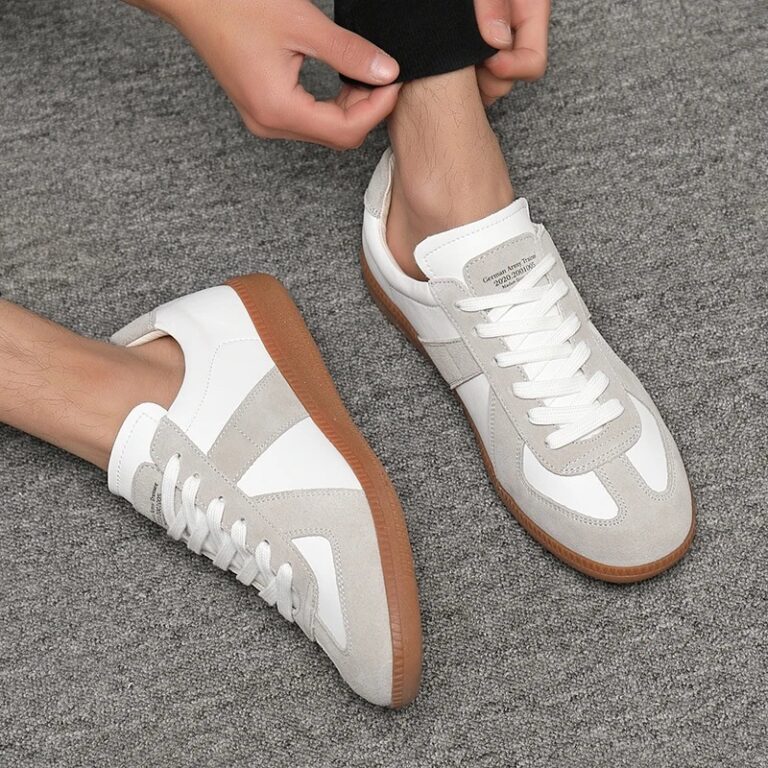 Spring Casual Men Shoes Designer Flats Breathable Lace-Up - Image 5