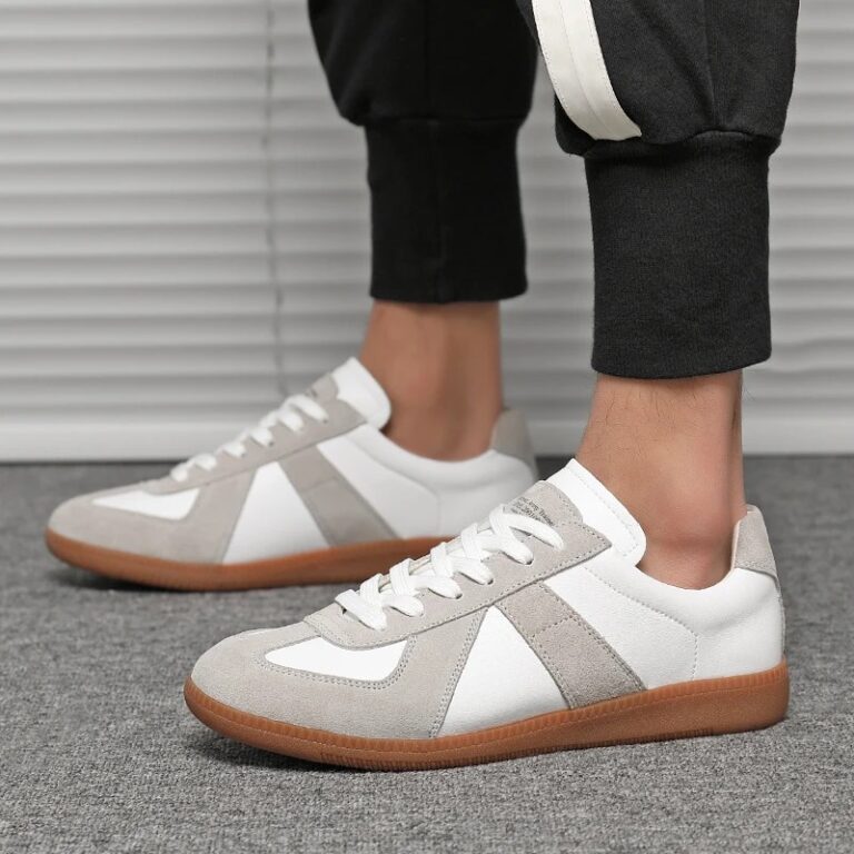 Spring Casual Men Shoes Designer Flats Breathable Lace-Up - Image 3